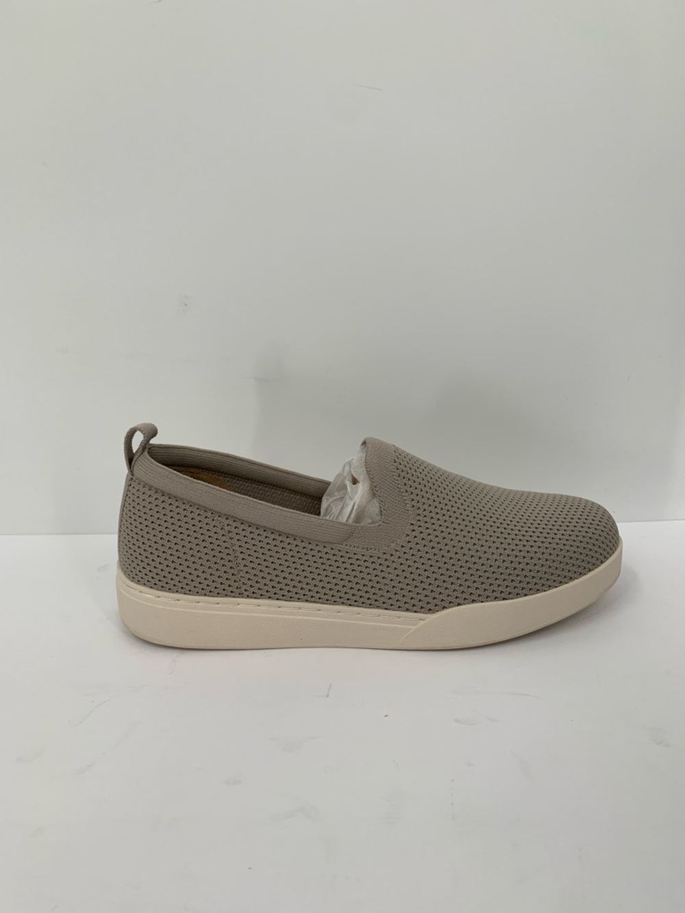 Abeo Encore knit slip-on shoe sneaker taupe comfort footbed slip-on tan new 8